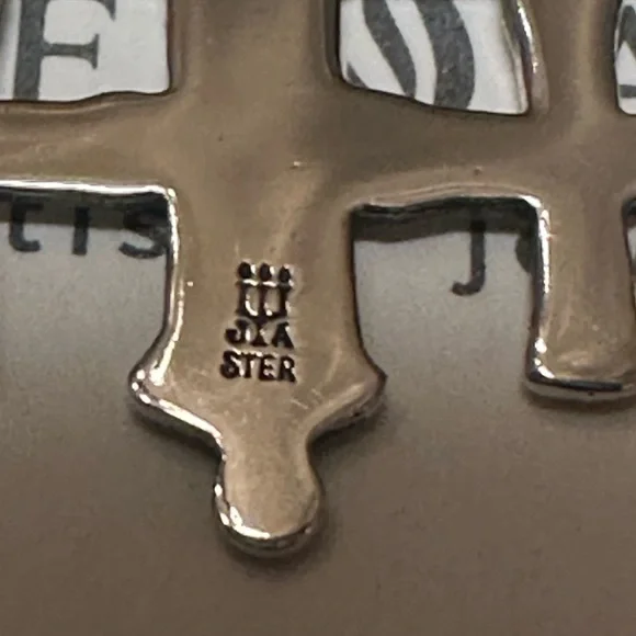 Retired James Avery Jerusalem Cross Pendant 925 Sterling Silver - Unisex. 6.57g - Picture 3 of 7